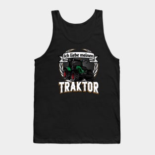 Landwirt ich liebe meinen Traktor Tank Top